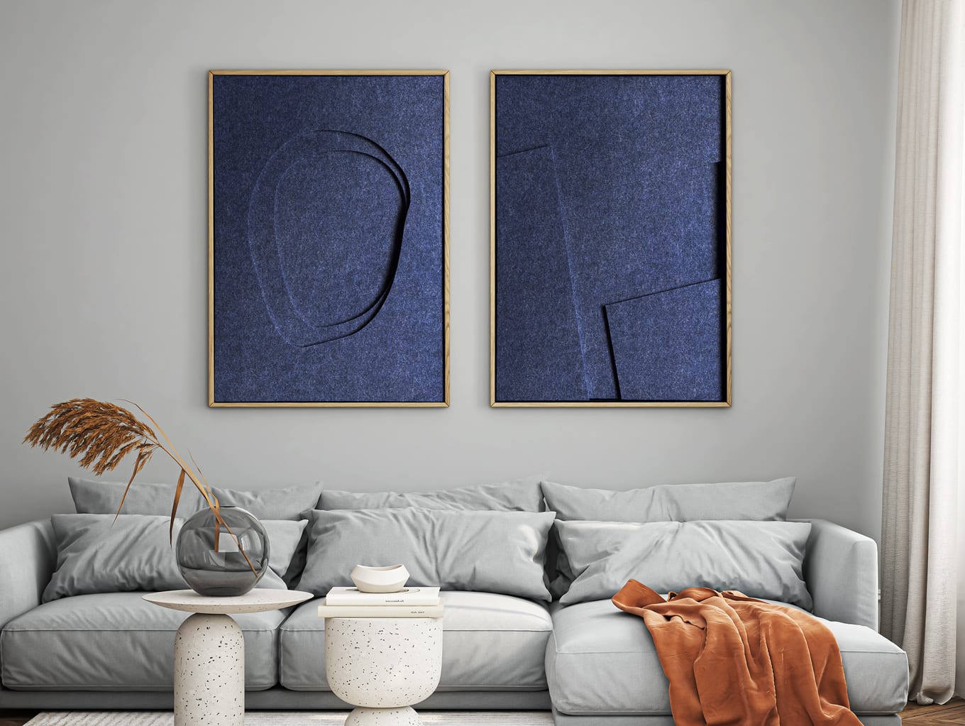 Felt Art, delivered with a FREE premium frame