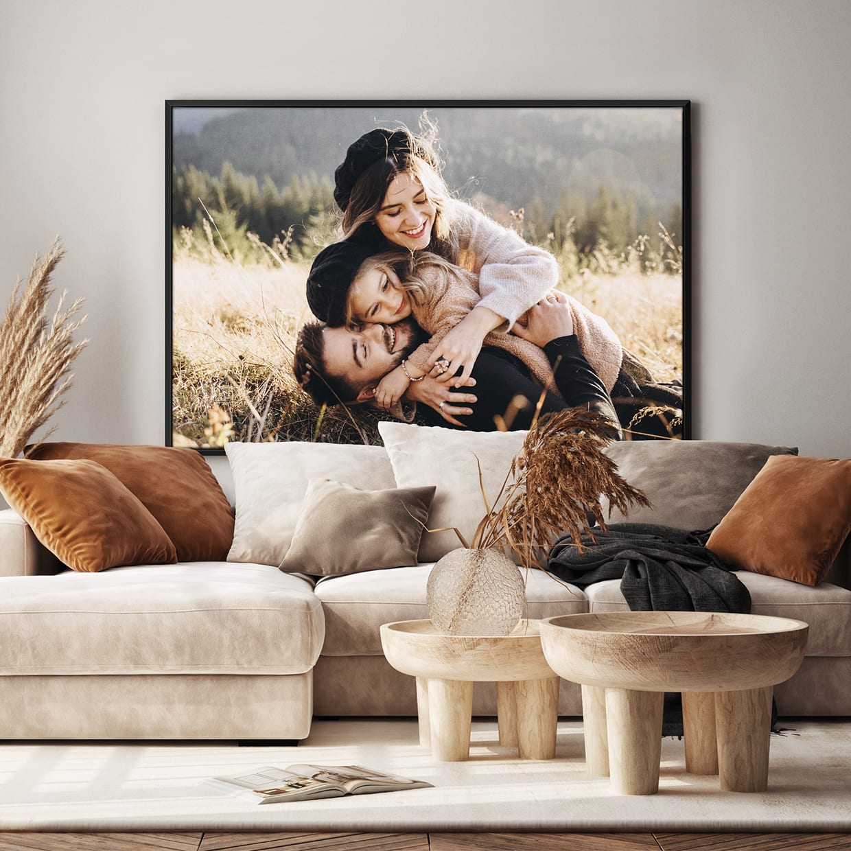 Large size photo on canvas