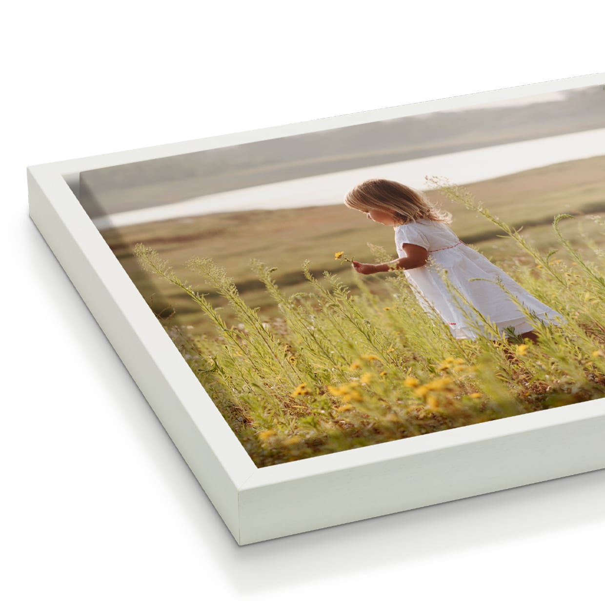 Photo on canvas with floating frame